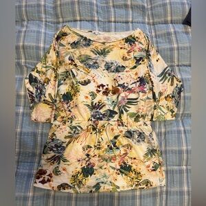 Floral Print Women's Top